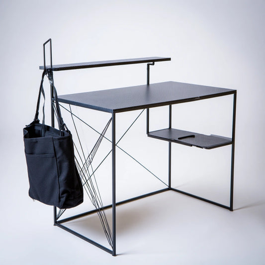 Hoekbureau, kleur zwart